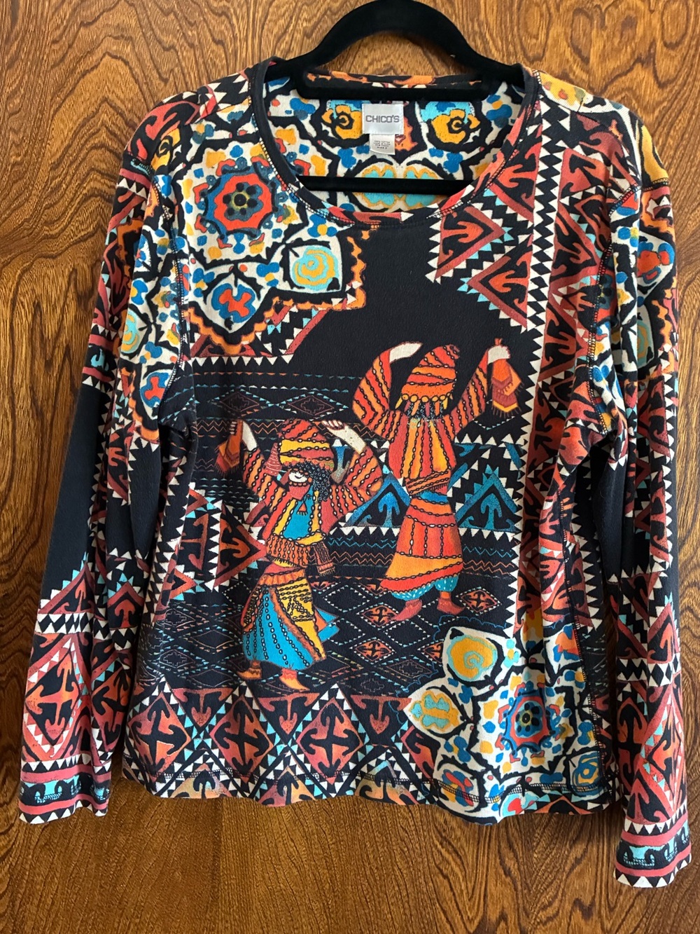 Choco’s Ethnic Top Shirt L/S Lge Cotton
